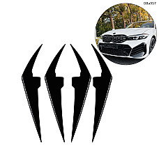 Странични добавки предна броня BMW 3 G20 LCI M Sport 2023+, гланц черен – DBa957